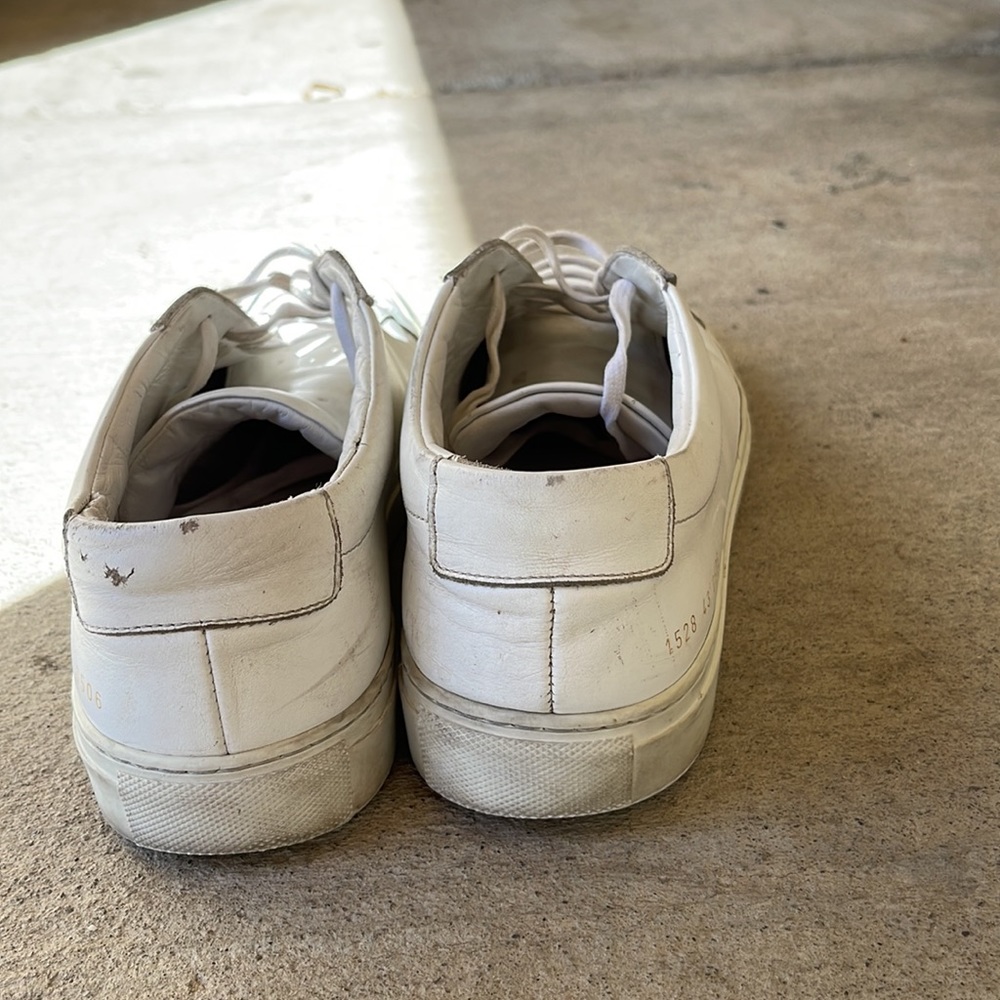 Common Projects - White Original Achilles Low Sz … - image 3